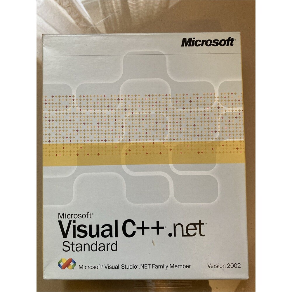 Microsoft Visual C++ .NET Standard 2002 W/ Key